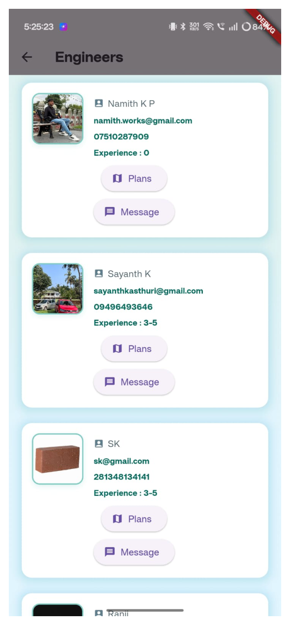 Verified engineer directory